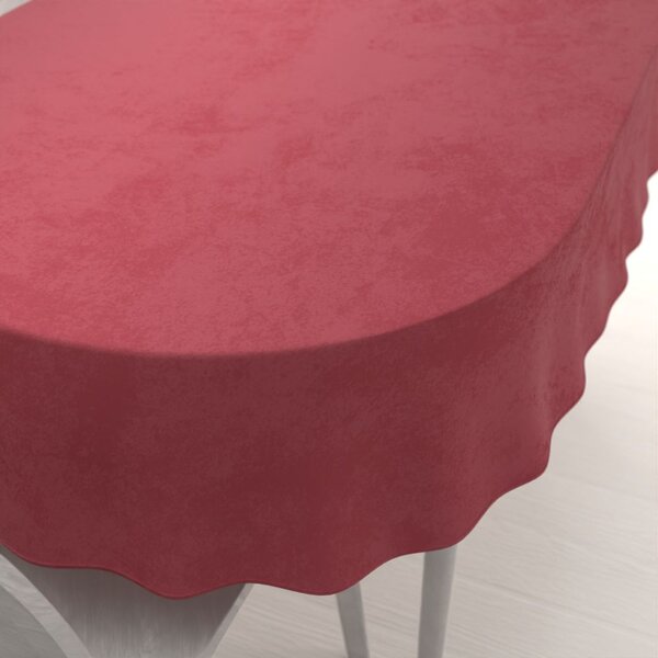 Biante Sametový oválný ubrus Velvet Premium SVP-050 Vínově červený 60x100 cm
