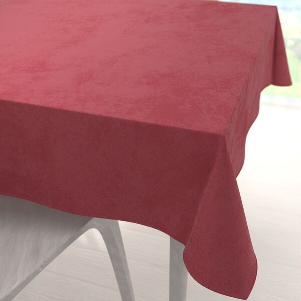Biante Velký sametový čtvercový ubrus Velvet Premium SVP-050 Vínově červený 150x150 cm