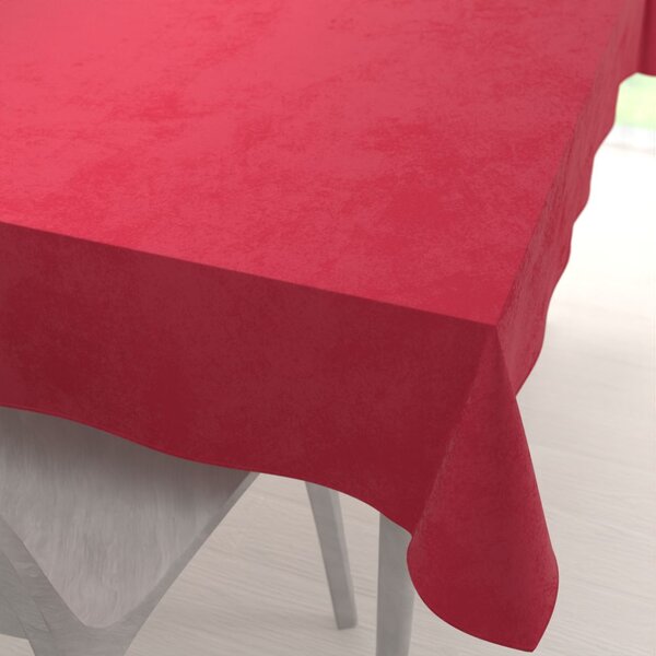 Biante Sametový obdélníkový ubrus Velvet Premium SVP-049 Jahodově červený 50x100 cm