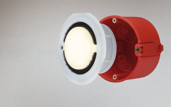 Vestavné orientační LED svítidlo Downlight Basic Paulmann 230 V - opál, polykarbonát, 76 mm, 31 mm, 3000K