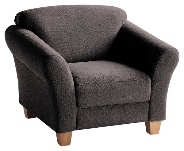 KŘESLO, textil, tmavě hnědá Sit & More - Online Only křesla & taburety, Online Only