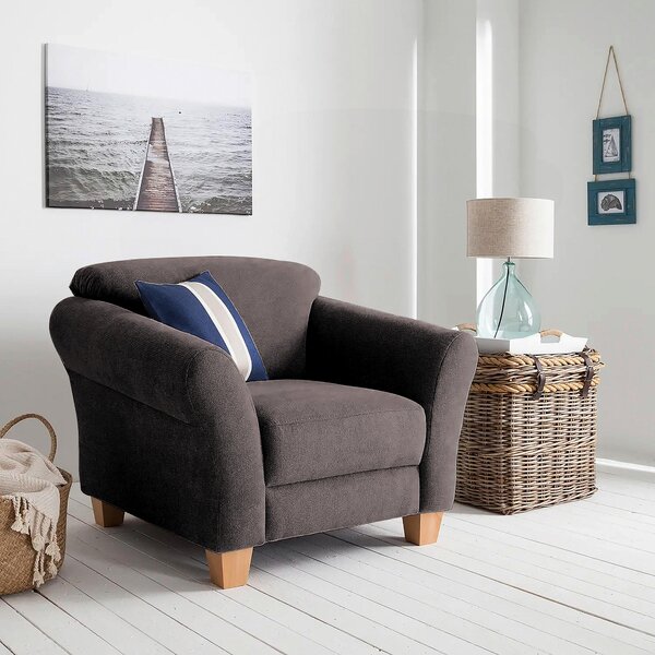 KŘESLO, textil, tmavě hnědá Sit & More - Online Only křesla & taburety, Online Only