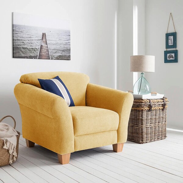 KŘESLO, textil, hořčicově žlutá Sit & More - Online Only křesla & taburety, Online Only