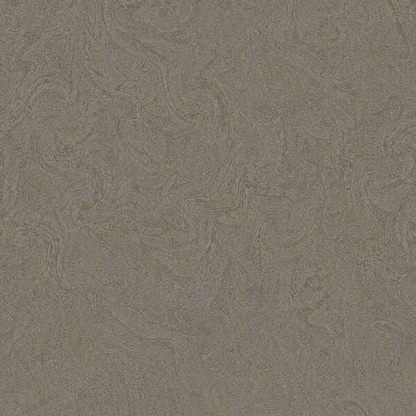 Luxusní šedo-zlatá vliesová tapeta s vlnkami WL220553, Wll-for 2, Vavex