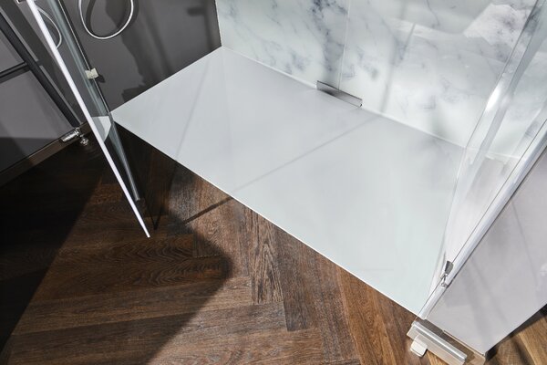 Kaldewei Xetis - Sprchová vanička 1200x900 mm, instalační rám + sifon, alpská bílá - KOMPLETNÍ SADA
