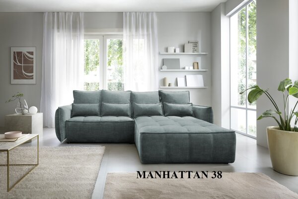 ELTAP Rohová sedací souprava Campo, pravá varianta Látka čalounění: Manhattan 18