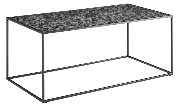 KONFERENČNÍ STOLEK, černá, kov, sklo, 110/55/45 cm Livetastic - Konferenční stolky, Online Only