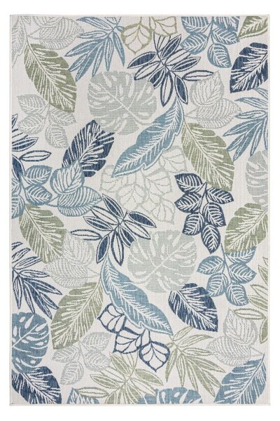 Zeleno-modrý vnitřní a venkovní koberec 120x170 cm Bella Leaf – Flair Rugs