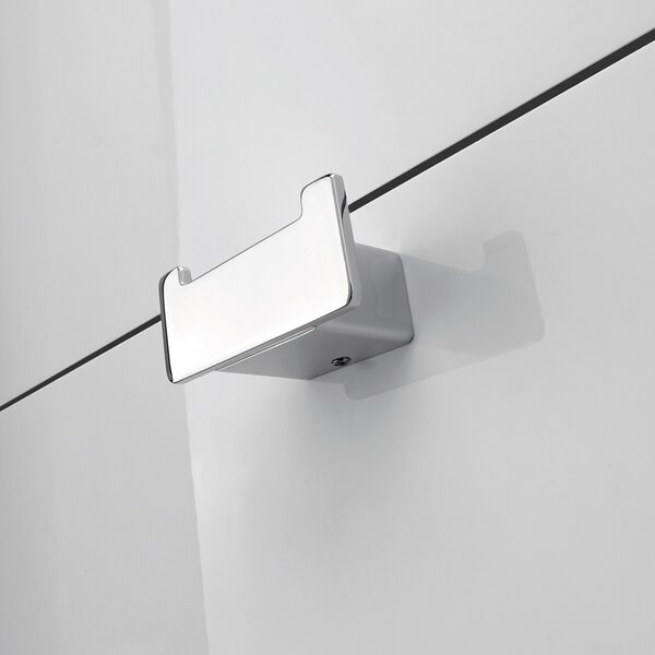 Nimco Kibo háček designový hranatý dvojháček do koupelny Ki 14053-26