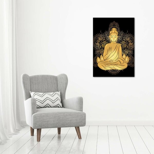 Vertikální Foto obraz na plátně Buddha a mandala ocv-112221840