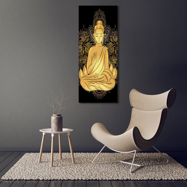 Vertikální Foto obraz na plátně Buddha a mandala ocv-112221840