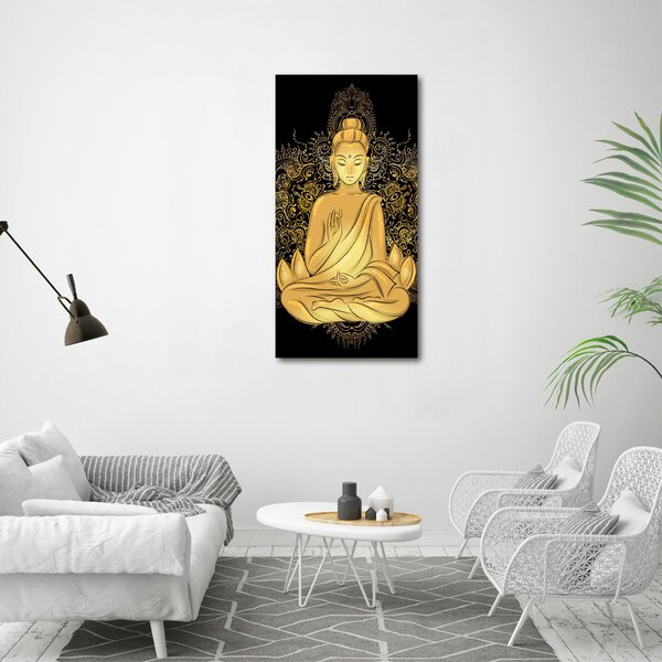 Vertikální Foto obraz na plátně Buddha a mandala ocv-112221840