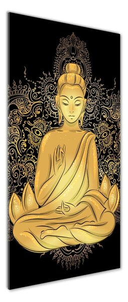 Vertikální Foto-obraz na skle svislý Buddha a mandala osv-112221840