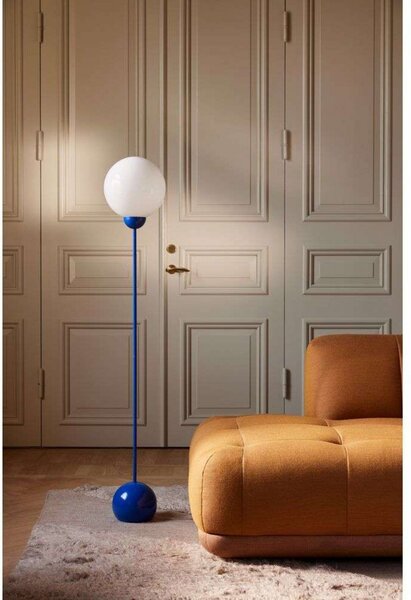 Stojací Lampa Globen Lighting, Modrá, Obývací pokoj, Kov