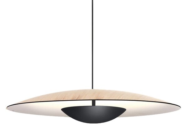 Závěsná svítidlo MARSET, Ginger, stmívatelné, Dřevo, Obývací pokoj, Dřevo, Design