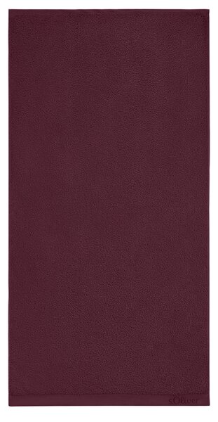 OSUŠKA DO SPRCHY, 70/140 cm, vínově červená S. Oliver - Osušky