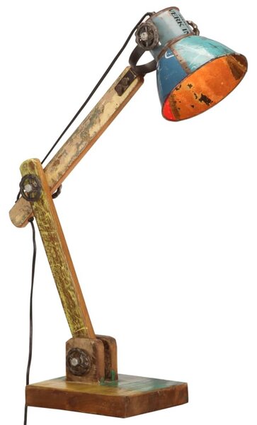 Industriální stolní lampa vícebarevná kulatá 23x18x95 cm E27