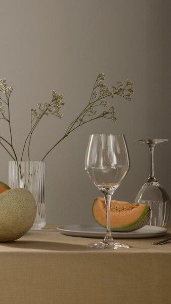 Lyngby Porcelæn Skleněná váza Lyngby Clear - 20 cm LP114