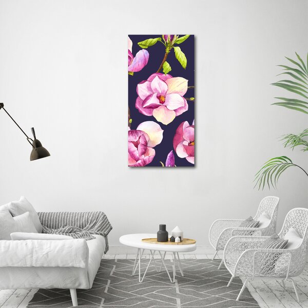 Vertikální Vertikální Foto obraz na plátně do obýváku Magnolie ocv-113559814