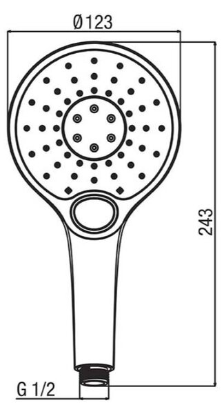 Grohe Lineare SET - Sprchový systém pod omítku, Lineare, páková baterie - kompletní sada, chrom