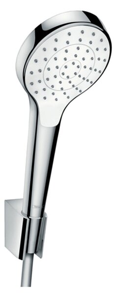 Hansgrohe Croma Select S - Sada se sprchovým držákem 1jet se sprchovou hadicí 160 cm, bílá / chrom 26410400