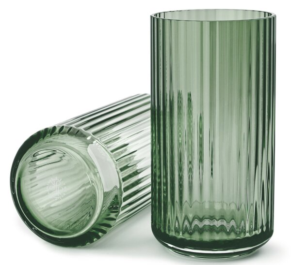 Lyngby Porcelæn Skleněná váza Lyngby Copenhagen Green - 20 cm LP242
