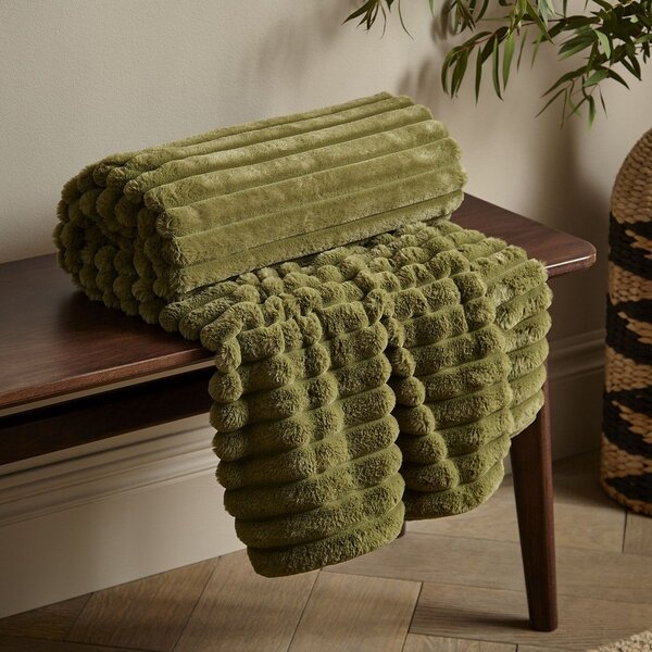 Deka z mikroplyše 130x170 cm Cosy Ribbed – Catherine Lansfield