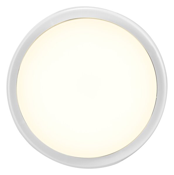 NORDLUX LED stropní venkovní osvětlení CUBA, 6,5W, teplá bílá, kulaté, bílé 2019161001