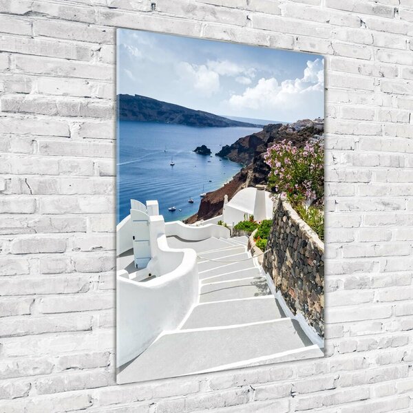 Vertikální Foto obraz skleněný svislý Santorini Řecko osv-114851264