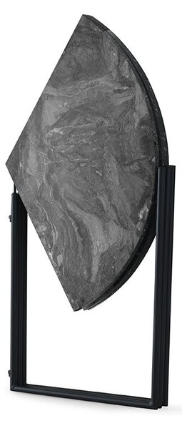 Hanah Home Jídelní skládací stůl Yaprak 100 cm šedý mramor