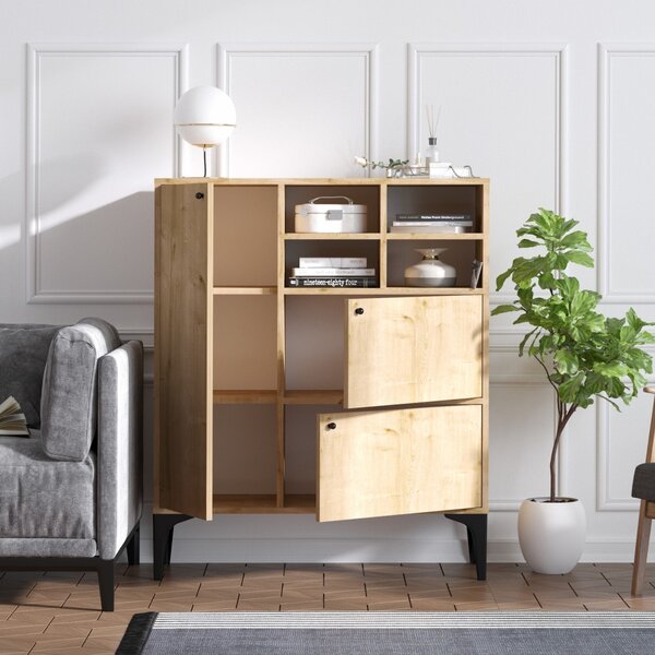 Hanah Home Komoda Freya 100 cm hnědá
