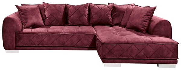 ROHOVÁ SEDAČKA, textil, bordeaux MID.YOU - Sedací soupravy, Online Only