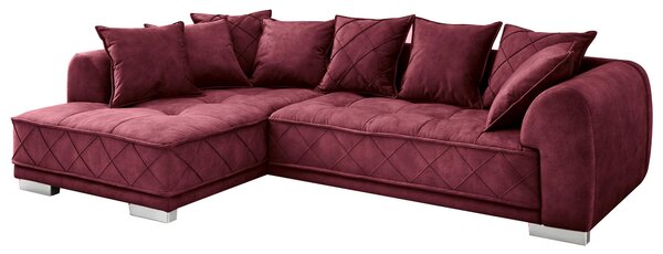 ROHOVÁ SEDAČKA, textil, bordeaux MID.YOU - Sedací soupravy, Online Only