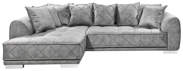 ROHOVÁ SEDAČKA, textil, šedá MID.YOU - Sedací soupravy, Online Only