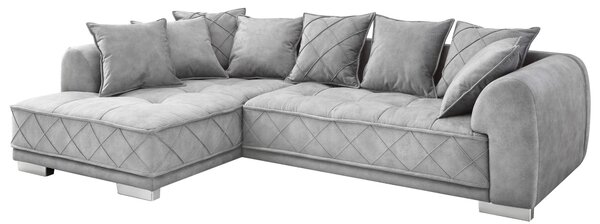 ROHOVÁ SEDAČKA, textil, šedá MID.YOU - Sedací soupravy, Online Only
