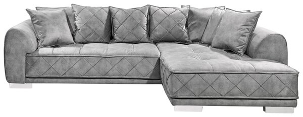 ROHOVÁ SEDAČKA, textil, šedá MID.YOU - Sedací soupravy, Online Only