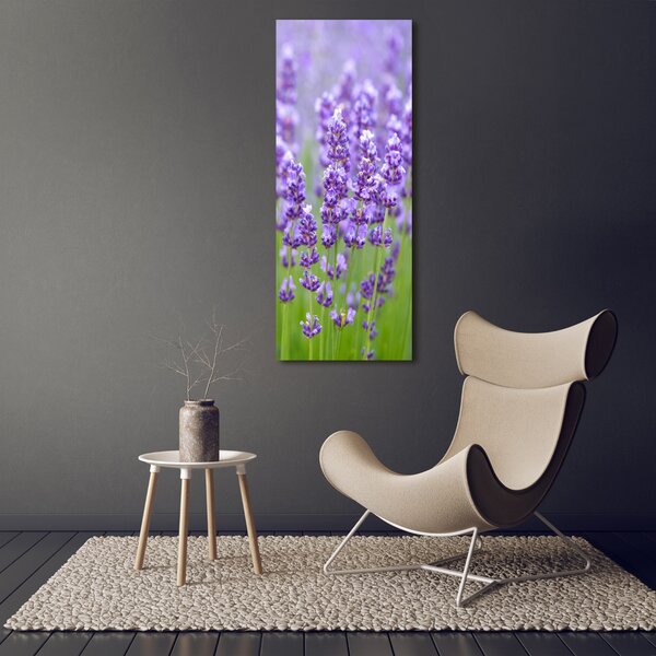 Vertikální Foto obraz canvas Pole levandule ocv-115973542