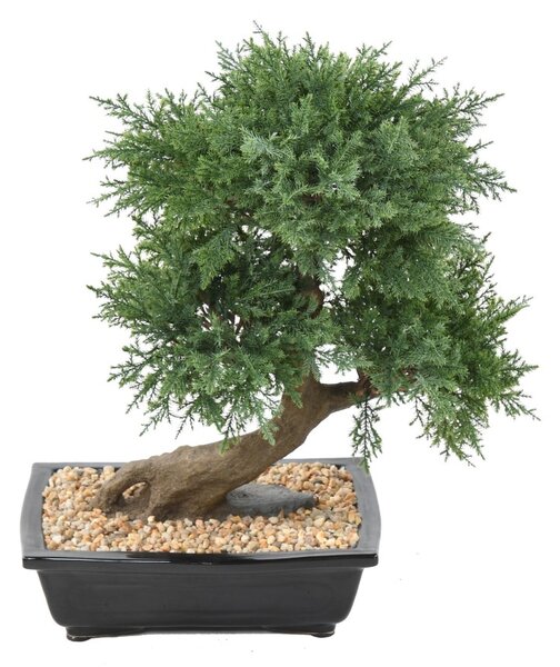Umělý Bonsai Juniperus v květináči deluxe, 55cm