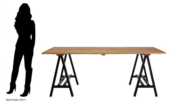 Jídelní stůl z borovicového dřeva 100x200 cm Hampstead – Premier Housewares