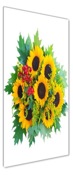 Vertikální Fotoobraz na skle Kytice slunečníků osv-116559285