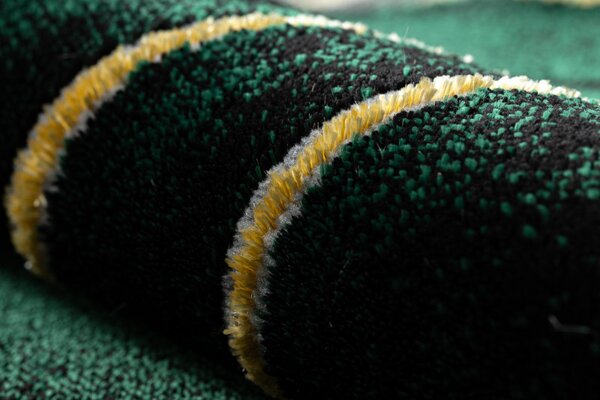 Dywany Łuszczów, AKCE: 160x220 cm Kusový koberec Emerald 1022 green and gold, zelená, kancelář