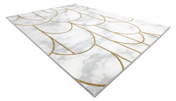 Dywany Łuszczów, Kusový koberec Emerald 1016 cream and gold, 120x170, bílá, kancelář