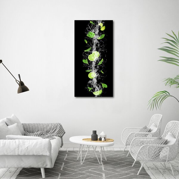 Vertikální Moderní obraz canvas na rámu Limetky ocv-117168887