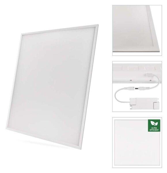 EMOS Lighting LED panel LUXXO backlit 60×60, čtvercový vestavný bílý, 22W neutr. b. UGR