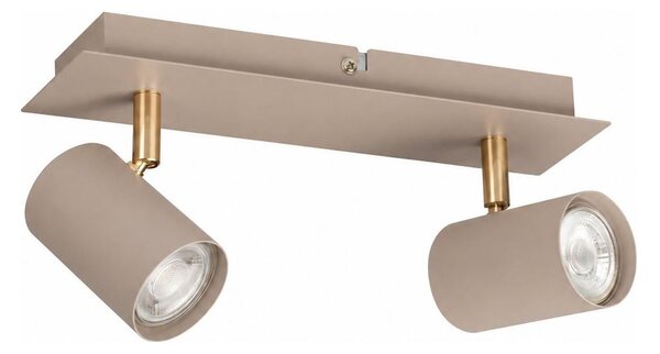 Kanlux 90781 - Bodové svítidlo EVALO 2xGU10/10W/230V béžová/zlatá