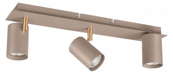 Kanlux 90782 - Bodové svítidlo EVALO 3xGU10/10W/230V béžová/zlatá