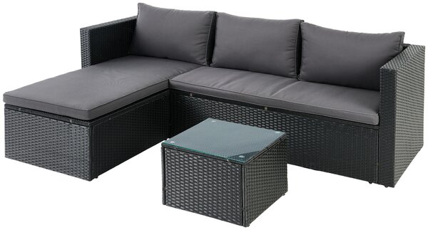 TERASOVÁ SEDACÍ SOUPRAVA kov, plast, sklo, textil Ambia Garden - Online Only zahradní nábytek, Online Only