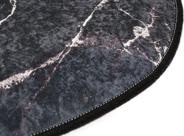 ASIR Koupelnová předložka MARBLE černý mramor