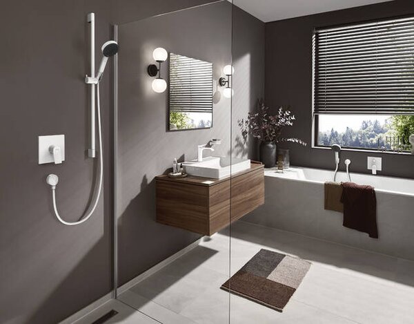 Hansgrohe Vivenis Páková sprchová baterie pod omítku, matná bílá 75615700