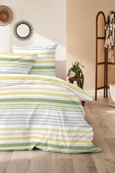 POVLEČENÍ, renforcé, zelená, 135/200 cm - Online Only povlečení, Online Only
